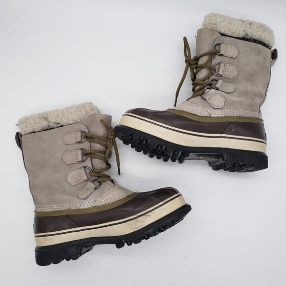 Sorel Caribou Waterproof Boots Womens Size 7 - Picture 1 of 9